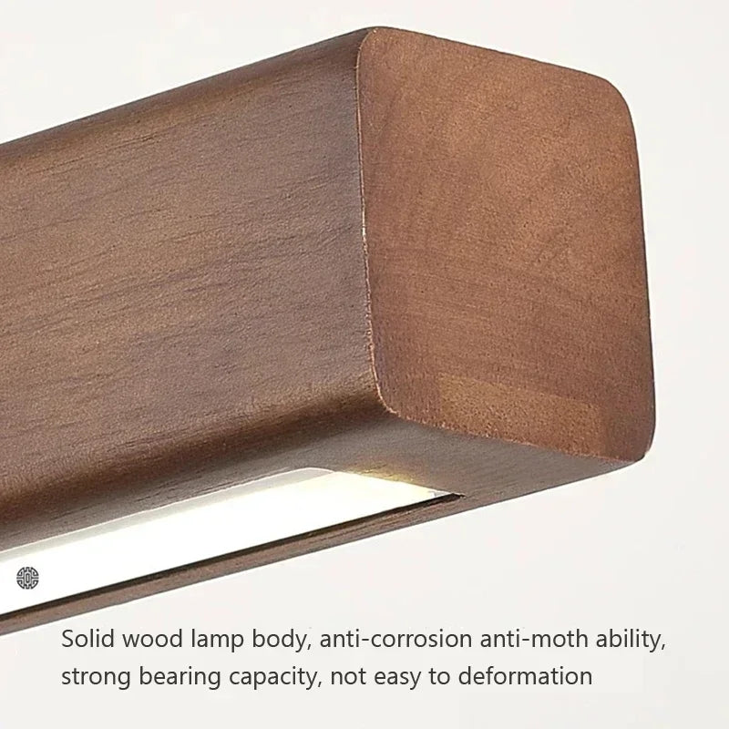Modern Wood LED Pendant Light
