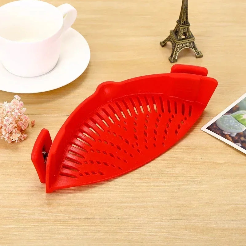 Silicone Pan Pot Strainer Pot