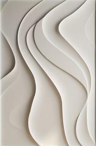 3D Vision Textured Wrinkle Minimalist Wall