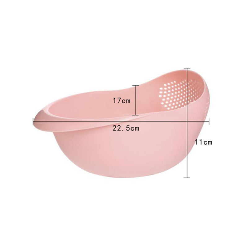 Rice Sieve Plastic Colander Kitchen Drain Basket