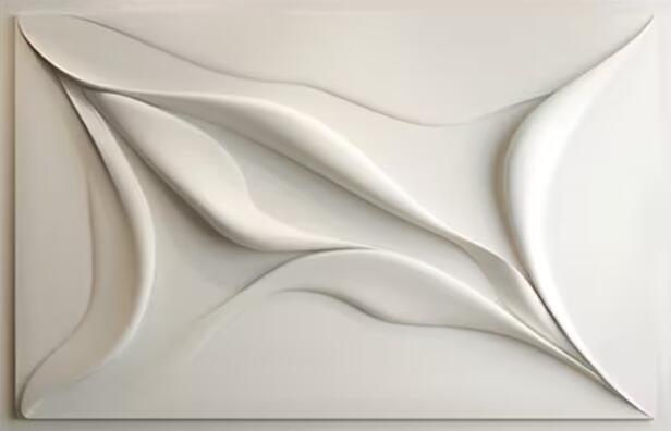 3D Vision Textured Wrinkle Minimalist Wall