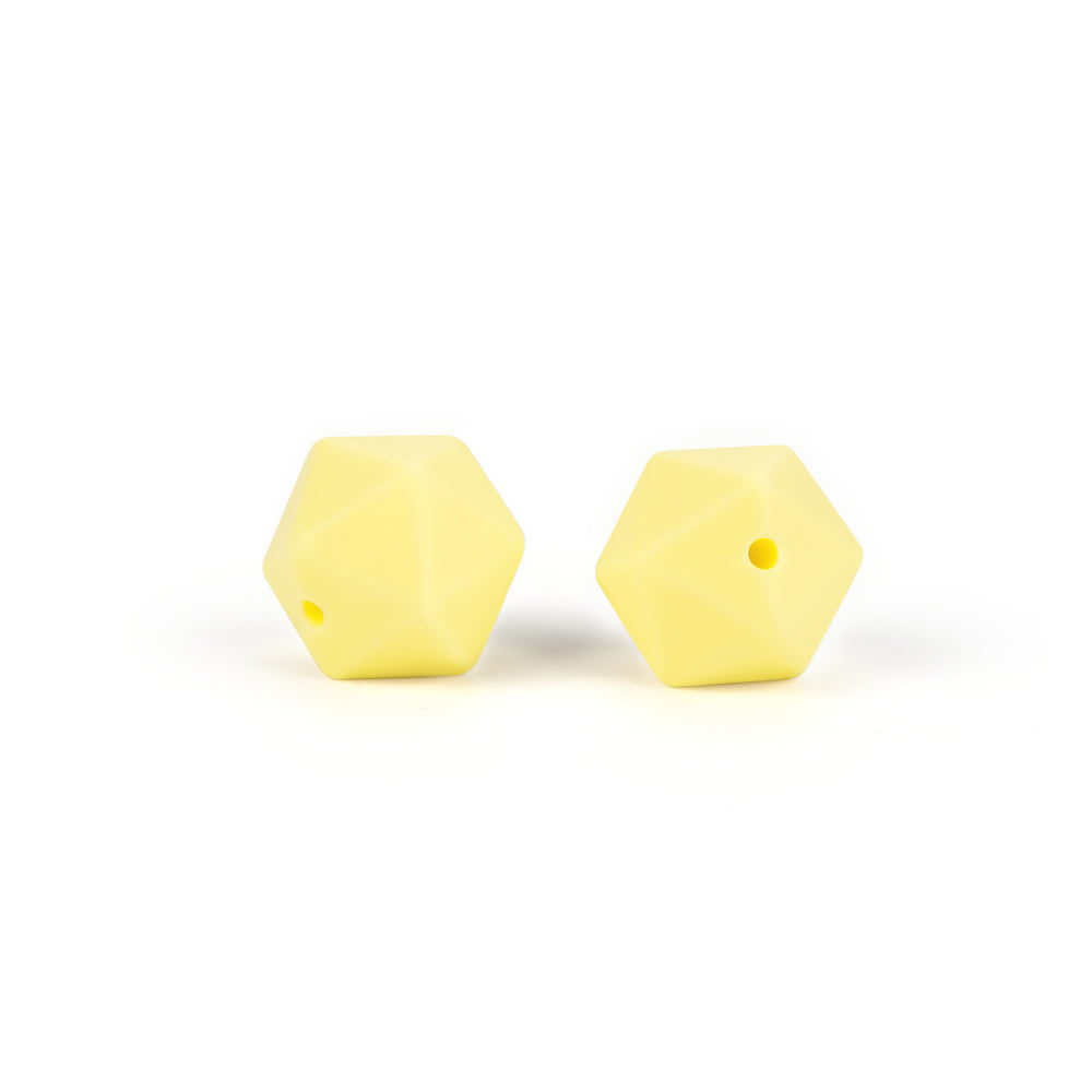 silicone icosahedron beads teething jewelry necklace bracelet