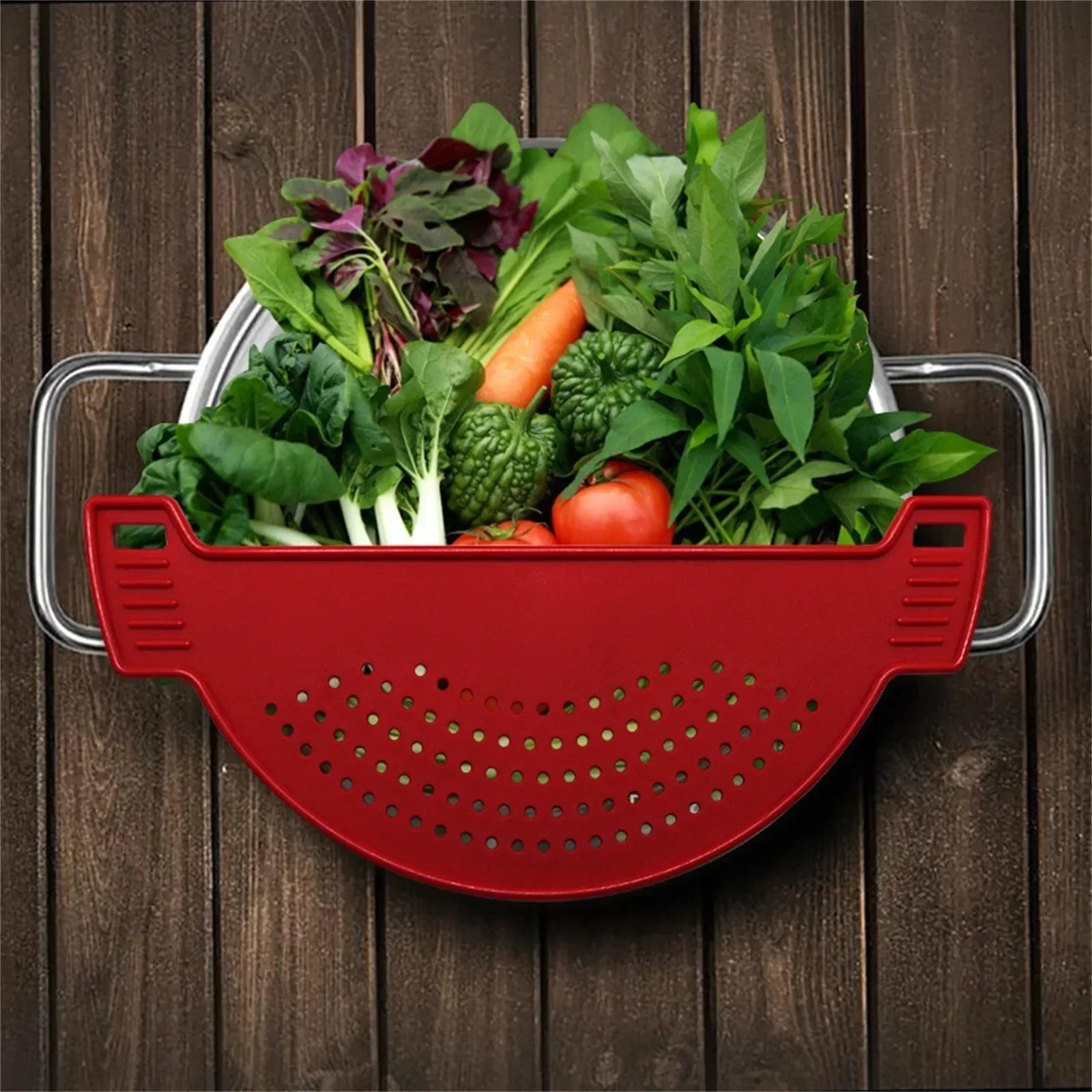 Silicone Pan Pot Strainer Pot