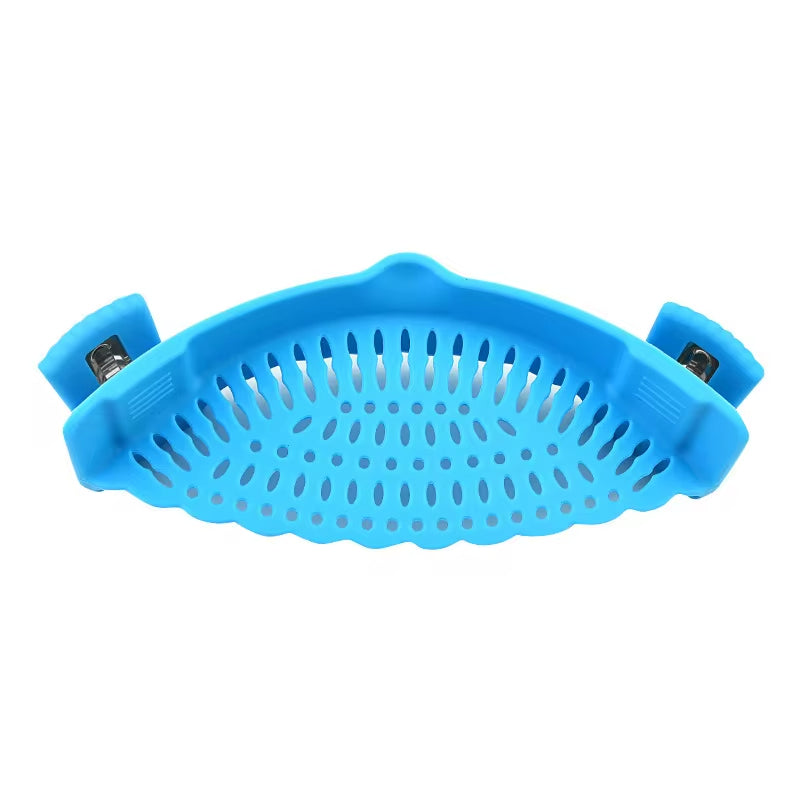 Kitchen Silicone Drainer Pasta Noodle Pot Colander