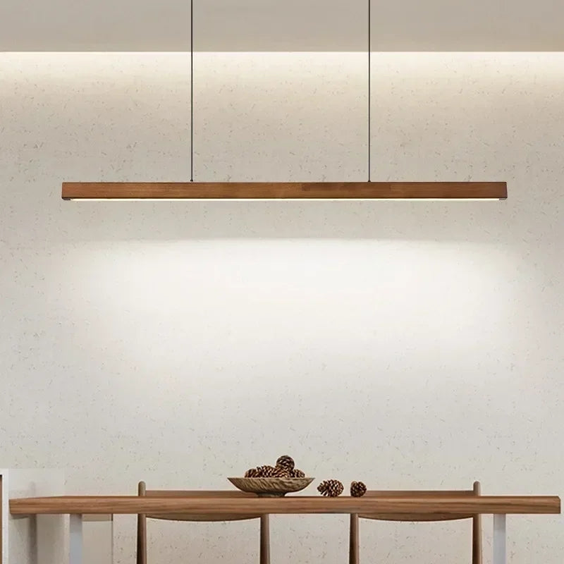Modern Wood LED Pendant Light